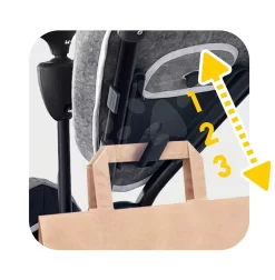 Dreirad Und Kinderwagen In Einem Mit Bremse Baby Driver Plus Grey Smoby Mit EVA-Rädern Und Intuitiver Steuerung Grau Ab 10 Monaten