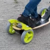 Vierrädriger Holzroller Wooden Scooter Smoby Mit Intuitiver Bedienung Und Höhenverstellbar Ab 5 Jahren