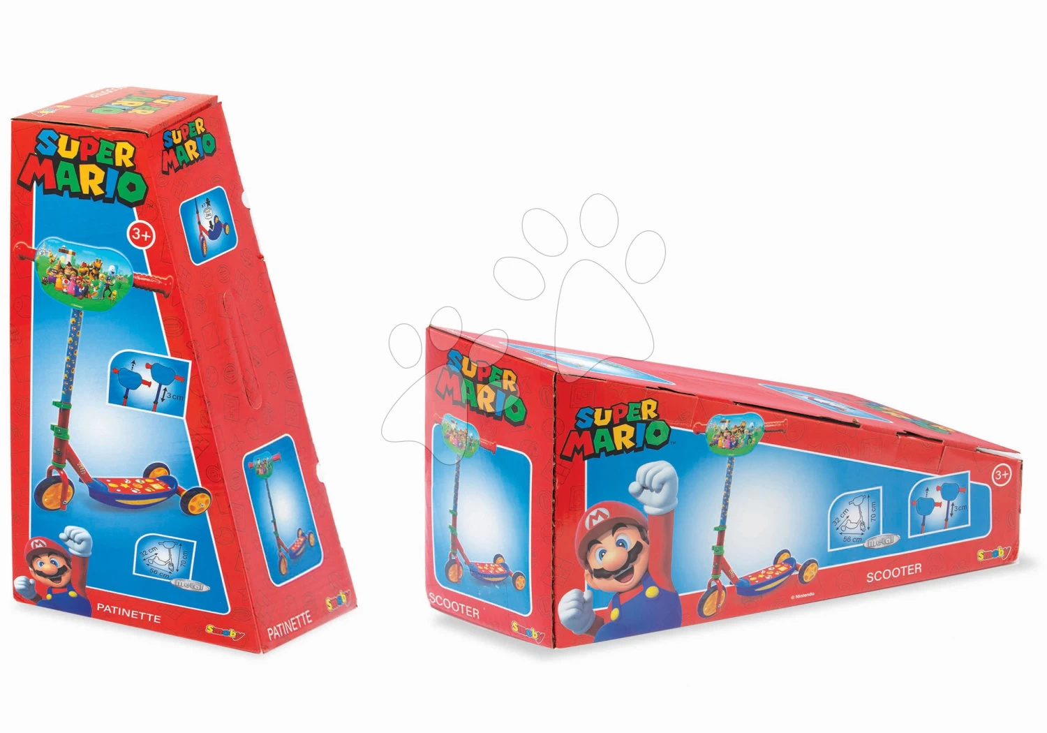 Roller Mit Drei Rädern Super Mario Smoby Mit Höhenverstellbarem Griff, Rutschfest – Bild 6