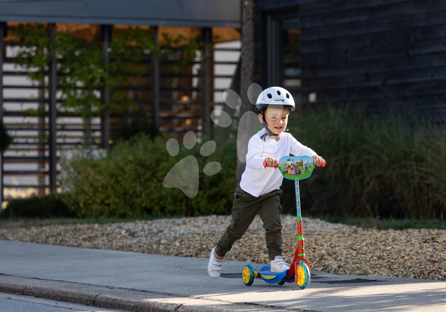 Roller Mit Drei Rädern Super Mario Smoby Mit Höhenverstellbarem Griff, Rutschfest