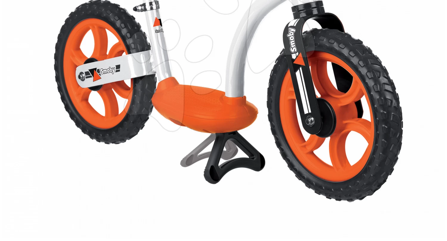 Balance Laufrad Learning Bike Smoby Mit Verstellbarer Sitzhöhe Schwarz - Orange Ab 24 Monaten – Bild 2