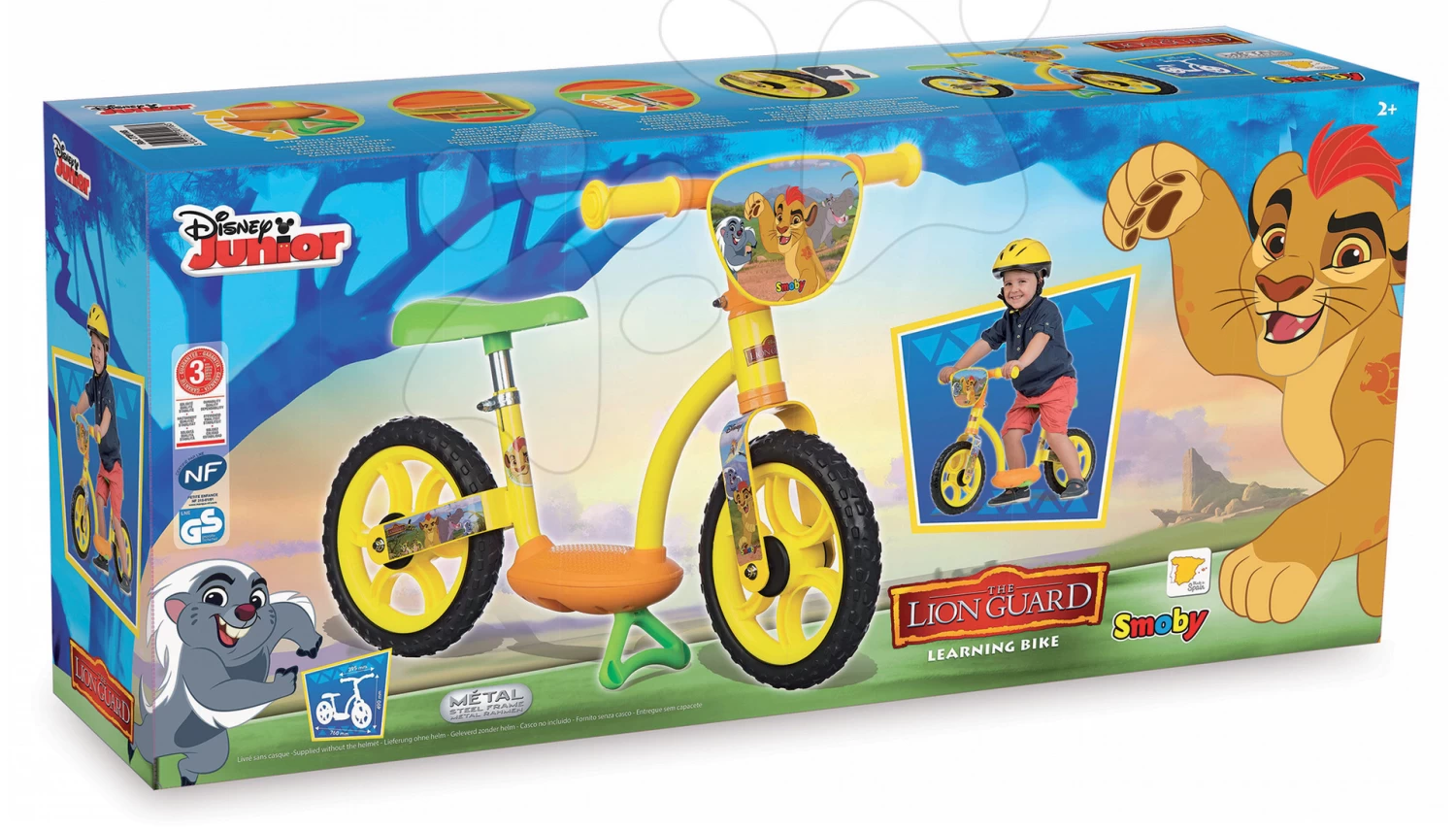 Balance Laufrad Lion Guard Learning Bike Comfort Smoby Mit Höhenverstellbarem Sitz Ab 24 Monaten – Bild 2