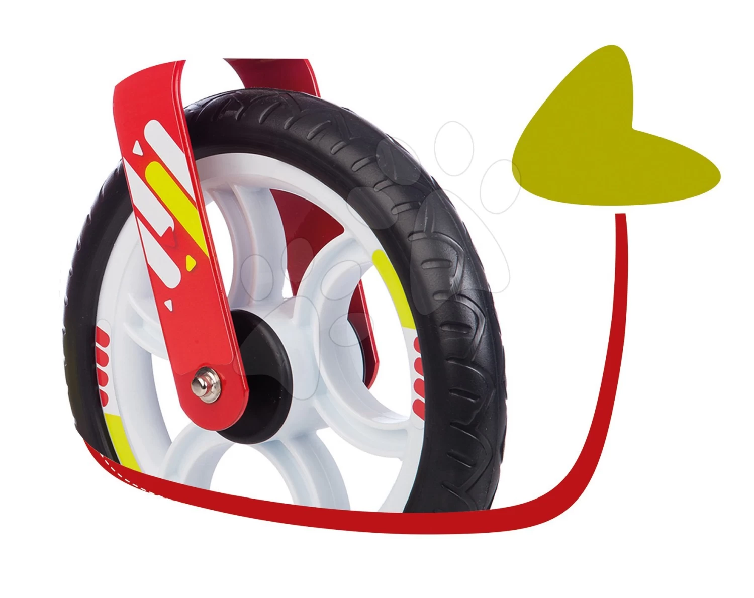 Balance Laufrad Balance Bike Comfort Red Smoby Mit Metallkonstruktion Und Höhenverstellbarem Sitz Ab 24 Monaten