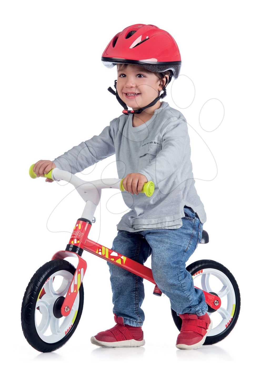 Balance Laufrad First Bike Red Smoby Mit Metallkonstruktion Und Höhenverstellbarem Sitz Ab 24 Monaten – Bild 2