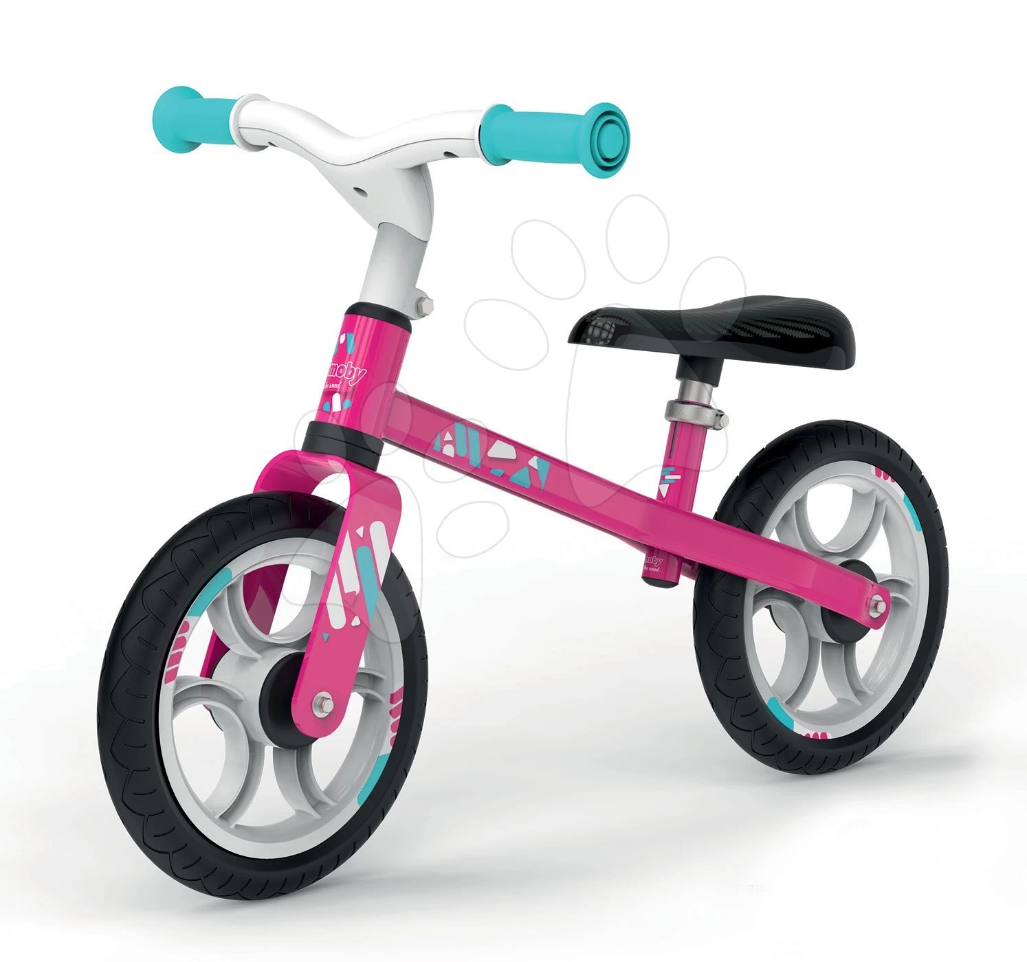 Balance Laufrad First Bike Pink Smoby Mit Metallkonstruktion Und Höhenverstellbarem Sitz Ab 24 Monaten