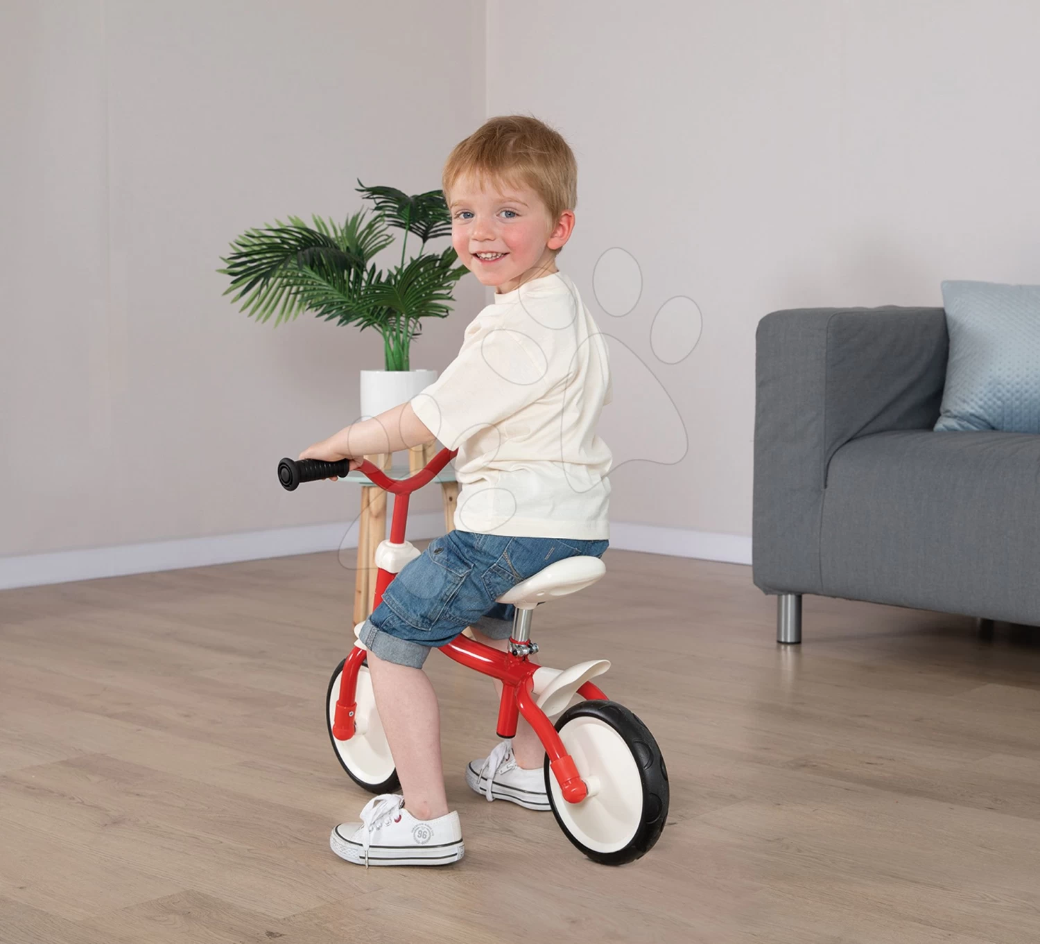 Balance Laufrad Ultraleicht Rookie Bike Smoby Mit Höhenverstellbarem Sitz Und Lenker Und Leisen Gummirädern Ab 18 Monaten – Bild 10