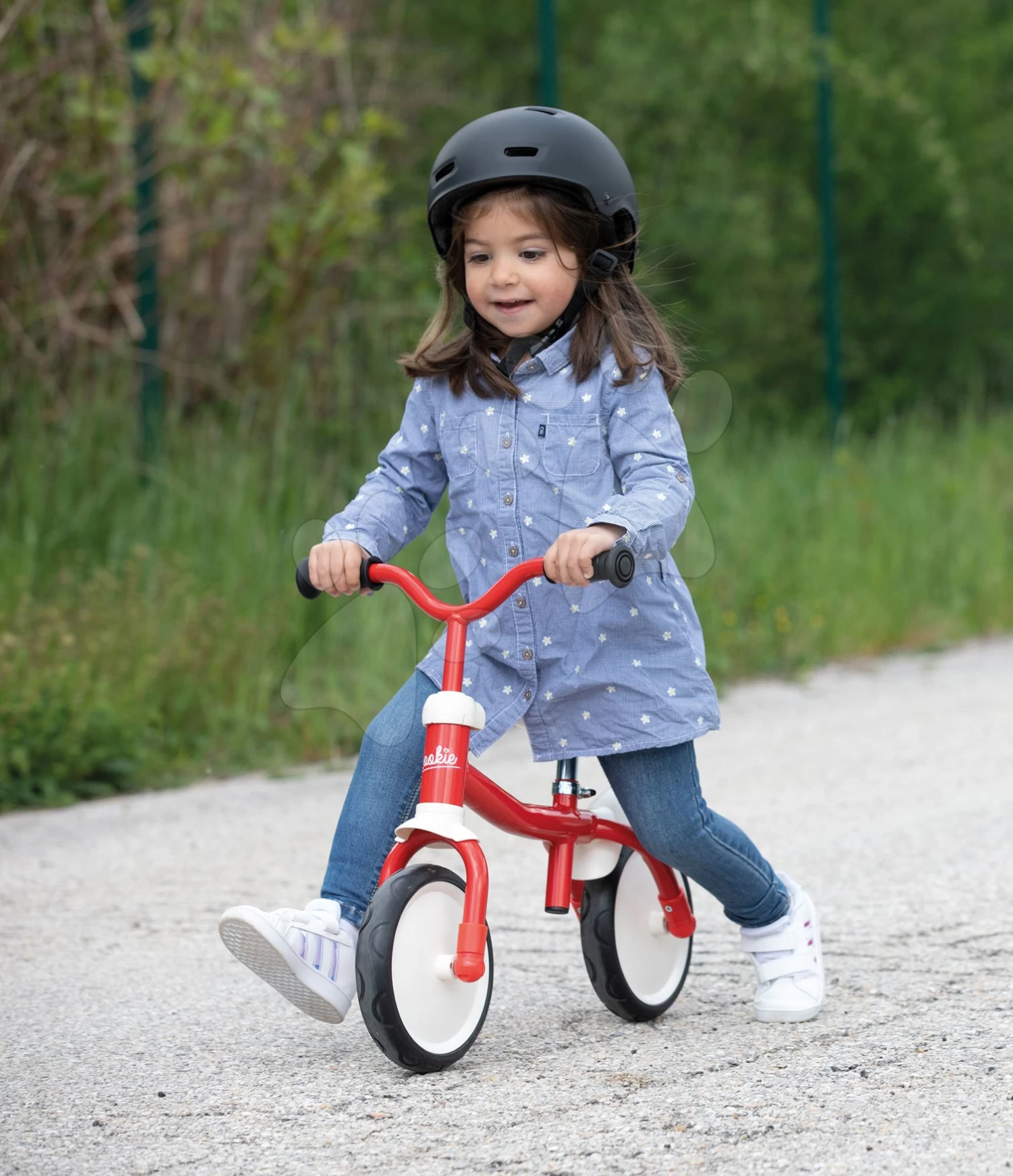 Balance Laufrad Ultraleicht Rookie Bike Smoby Mit Höhenverstellbarem Sitz Und Lenker Und Leisen Gummirädern Ab 18 Monaten – Bild 7