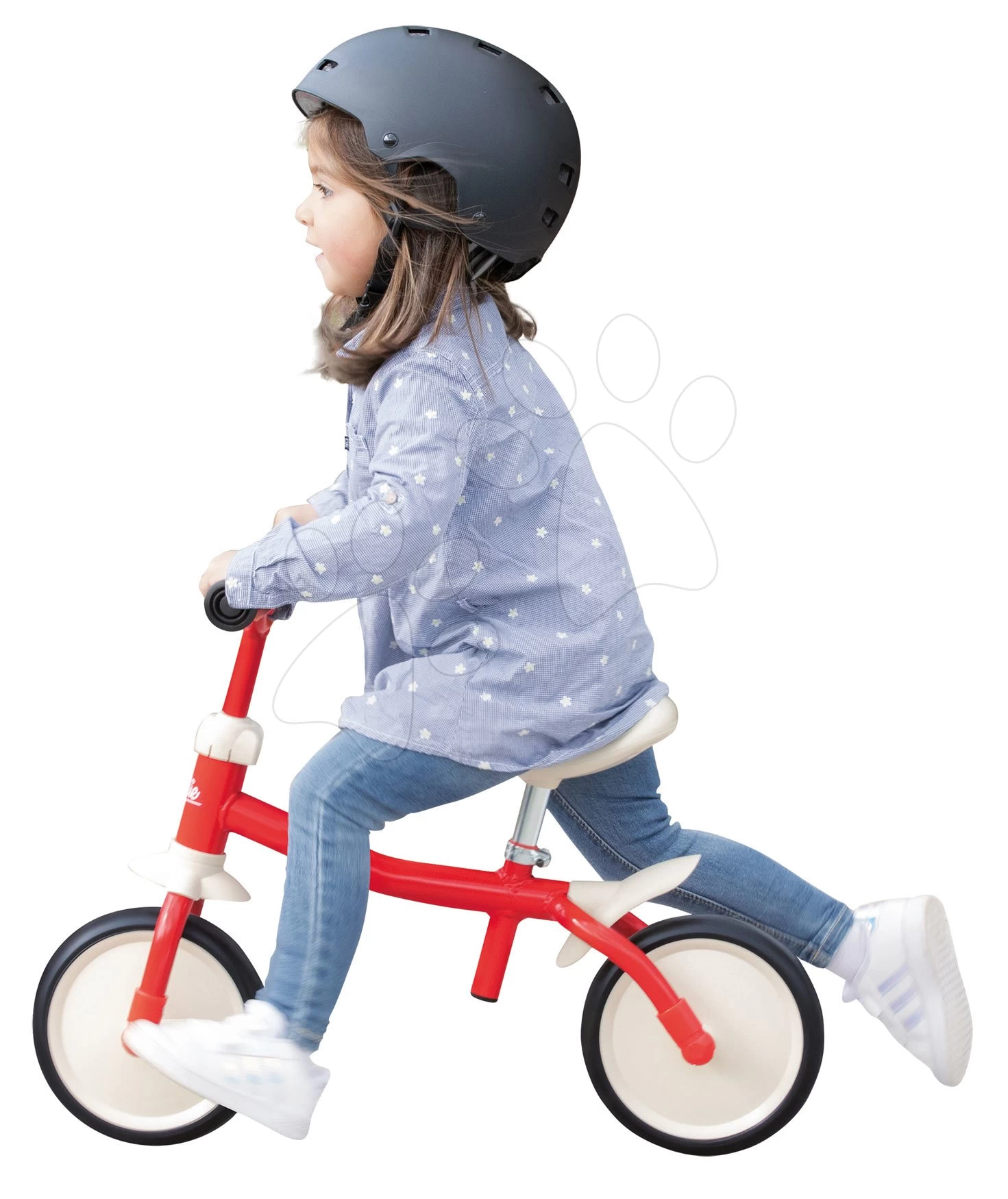 Balance Laufrad Ultraleicht Rookie Bike Smoby Mit Höhenverstellbarem Sitz Und Lenker Und Leisen Gummirädern Ab 18 Monaten – Bild 3