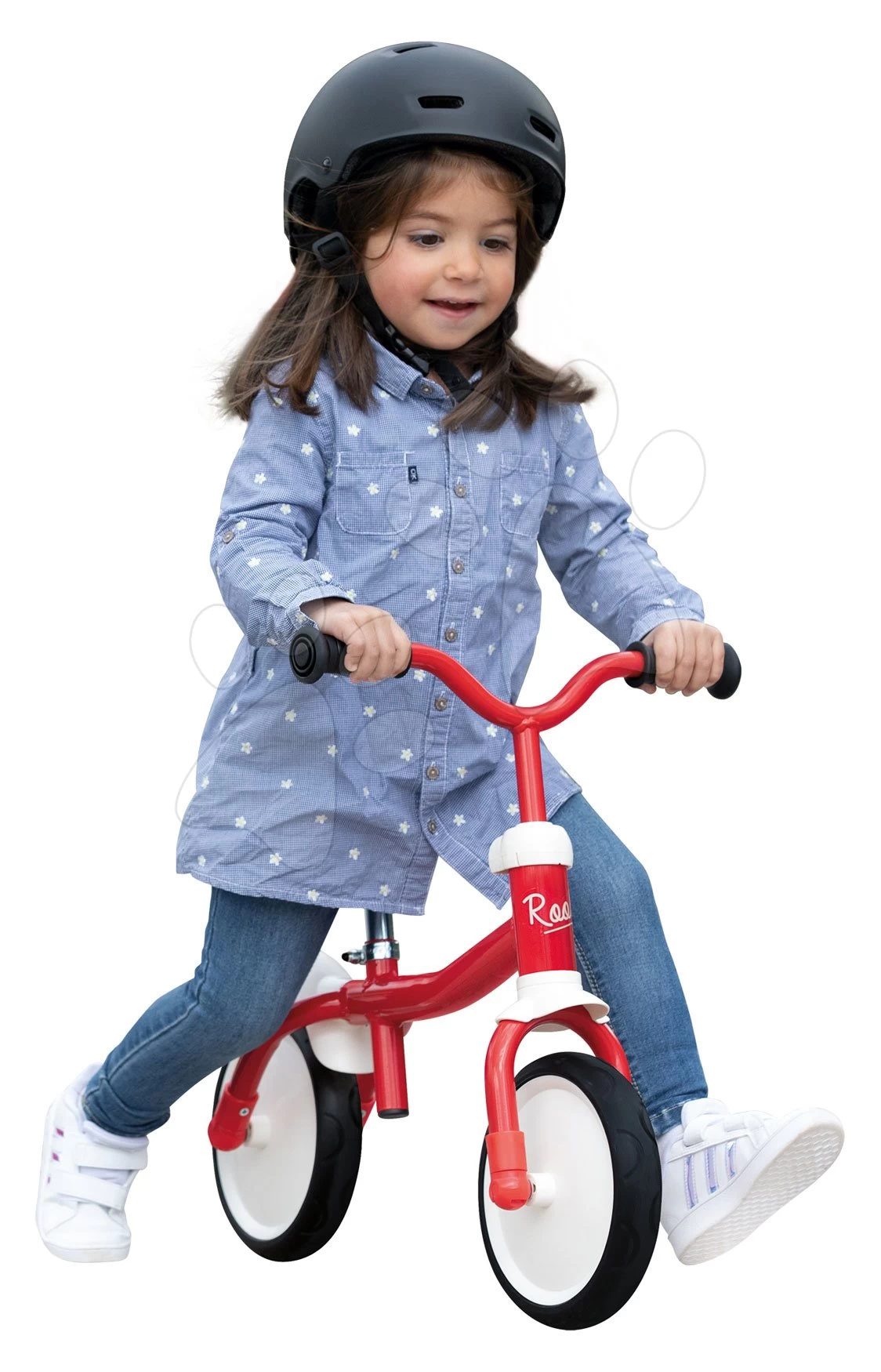 Balance Laufrad Ultraleicht Rookie Bike Smoby Mit Höhenverstellbarem Sitz Und Lenker Und Leisen Gummirädern Ab 18 Monaten – Bild 2