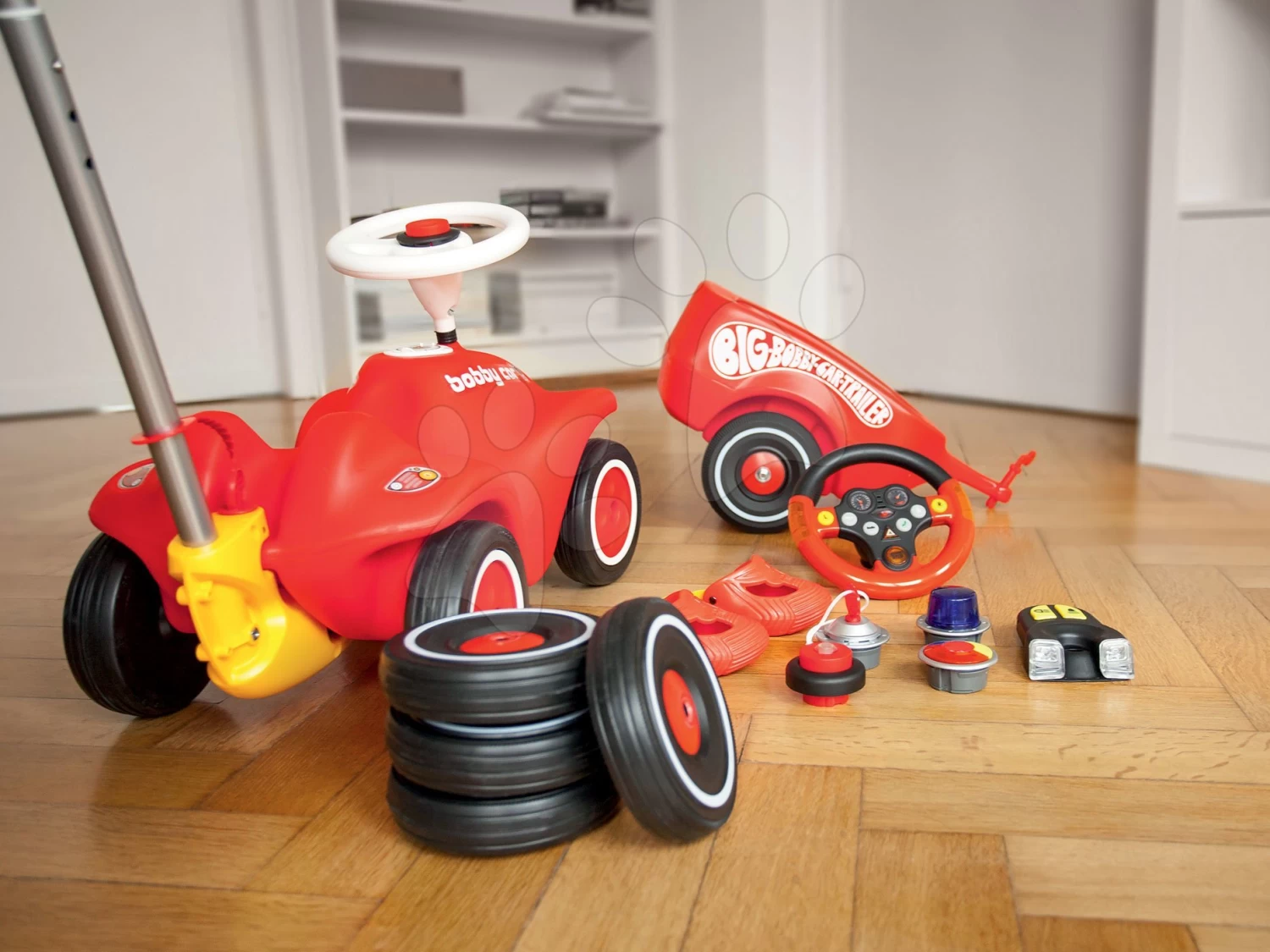 Ersatzräder BIG Schwarz Für Bobby Car Rutschfahrzeuge 4 Stück – Bild 6