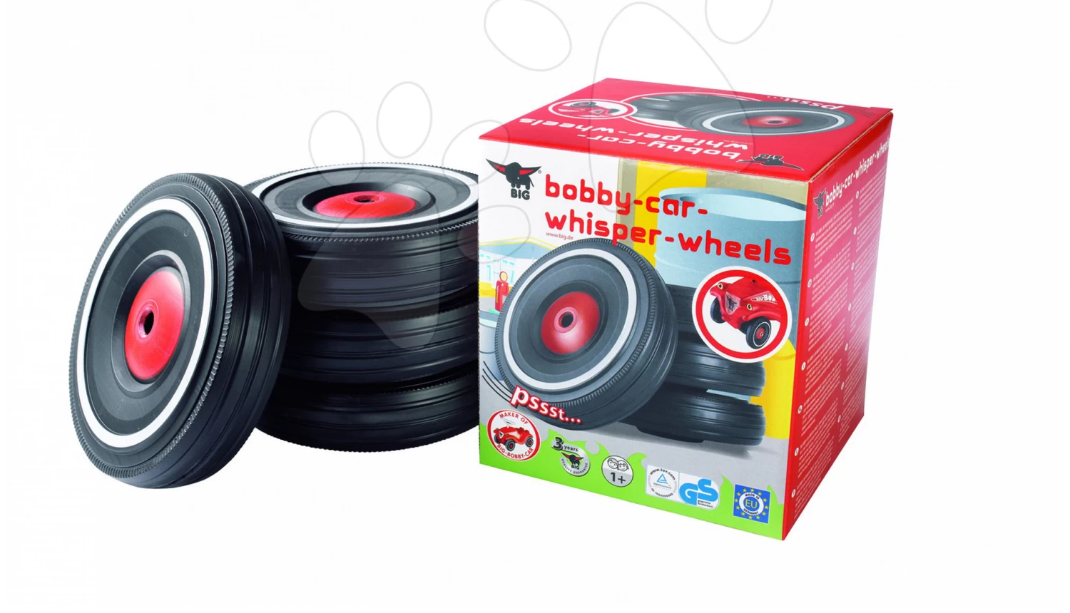 Ersatzräder BIG Schwarz Für Bobby Car Rutschfahrzeuge 4 Stück – Bild 3