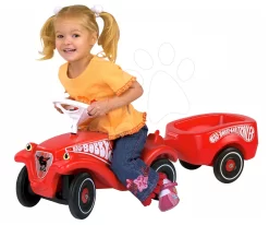 Beiwagen BIG Rot Für Rutschfahrzeuge BIG New & Classic & Neo & Next & Scooter Roller Ab 12 Monaten