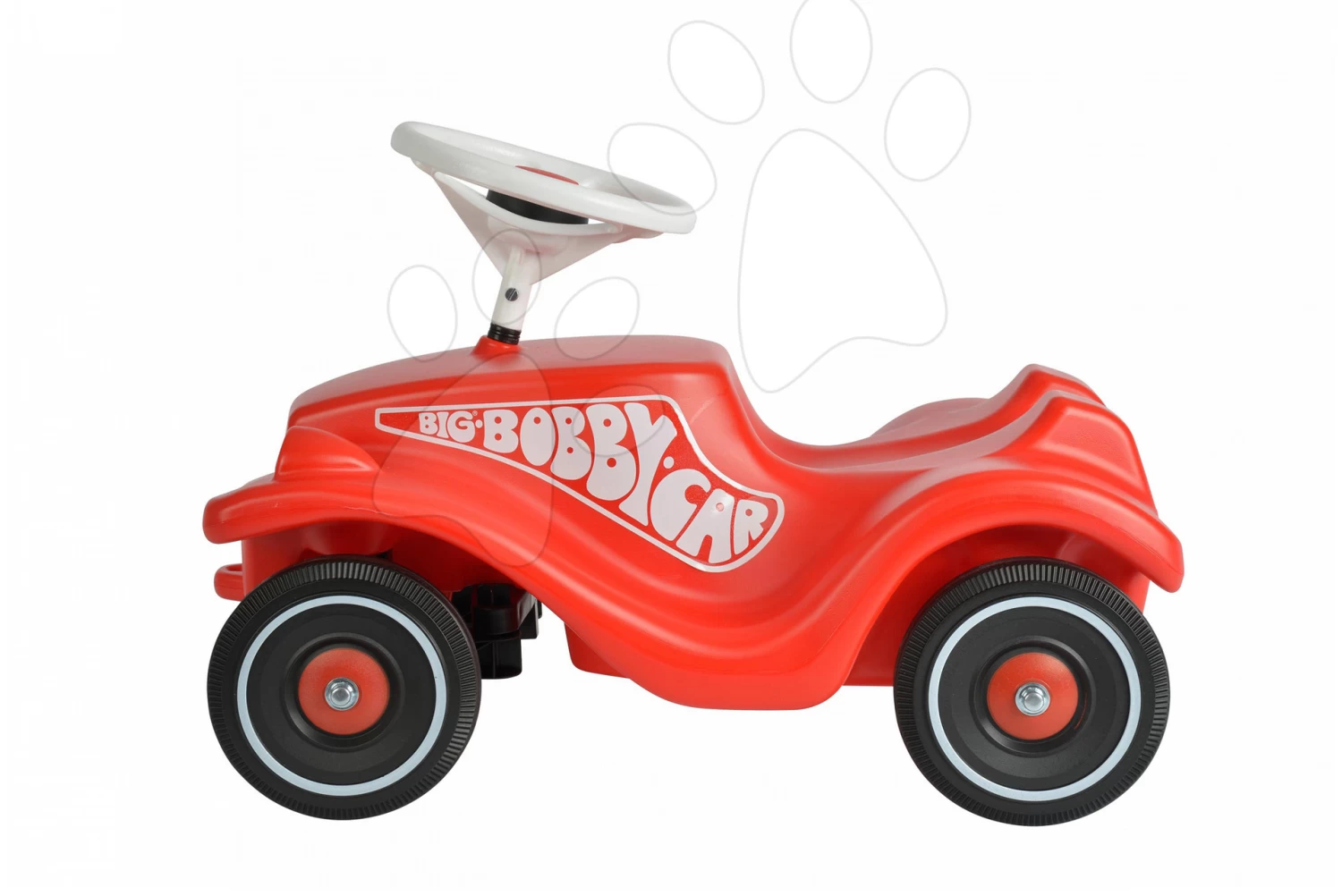 Rutschfahrzeug Bobby Classic BIG Mit Der Hupe Rot Ab 12 Monaten â Bild 3