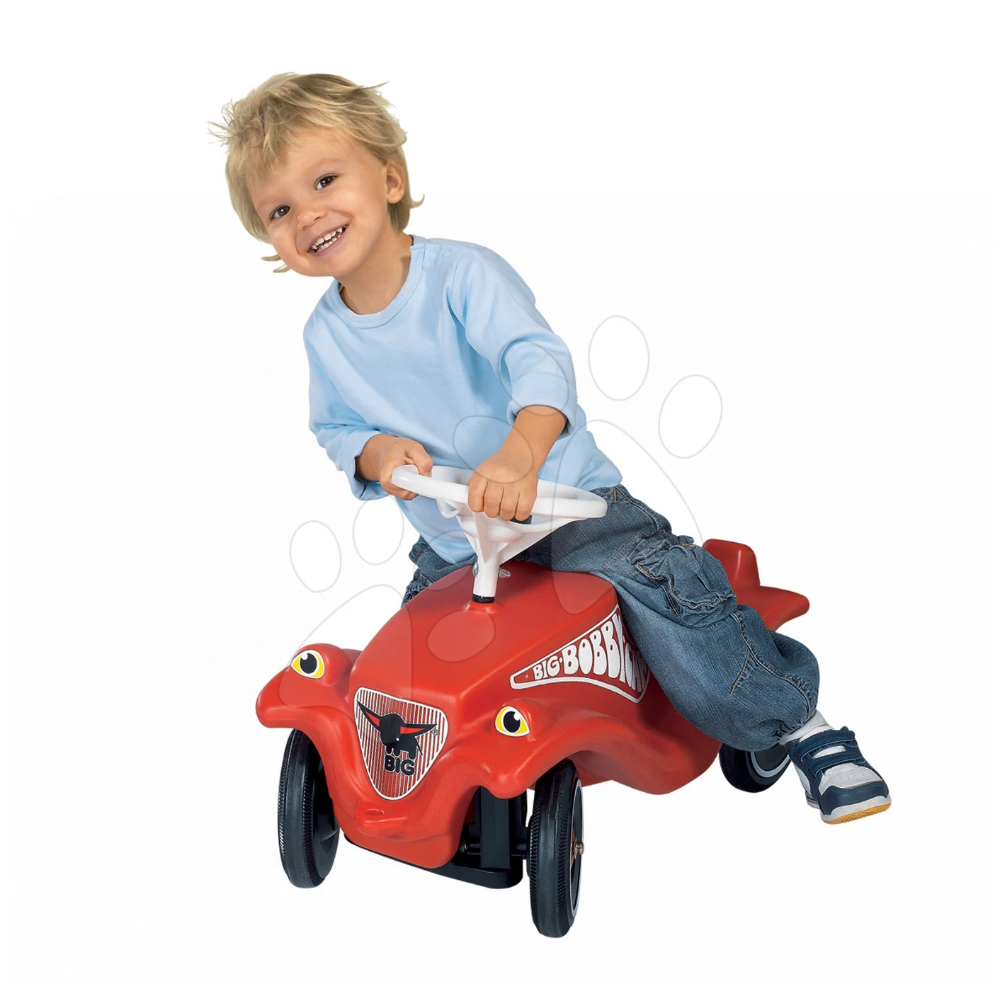 Rutschfahrzeug Bobby Classic BIG Mit Der Hupe Rot Ab 12 Monaten â Bild 16