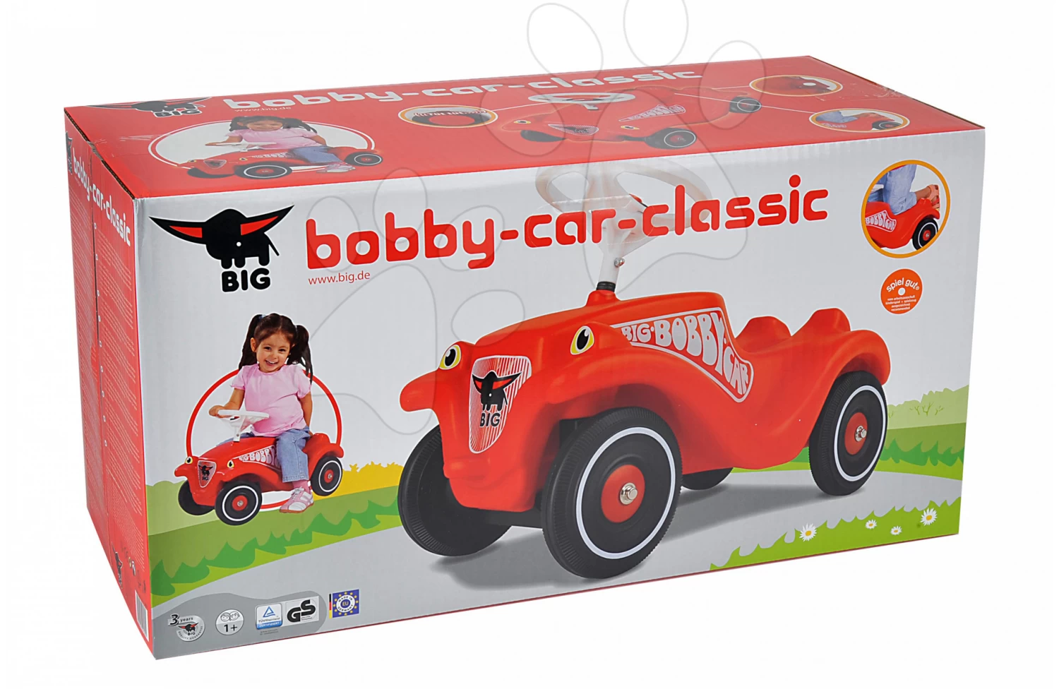 Set Rutscher Bobby Classic BIG Mit Hupe Rot Und Ersatzräder 4 Stk. Mit Leisem Lauf Ab 12 Monaten – Bild 18