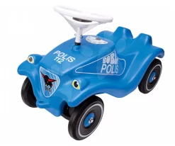 Rutscherset Bobby Classic Police BIG Mit Hupe Blau Und Aufziehbares Spielzeugauto Mini Bobby 12 Monate