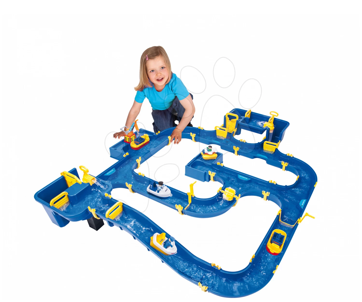 Rutschenset Toboggan Super Megagliss 2in1 Smoby Und Amsterdam Wasserbahn Mit Booten Ab 24 Monaten â Bild 9