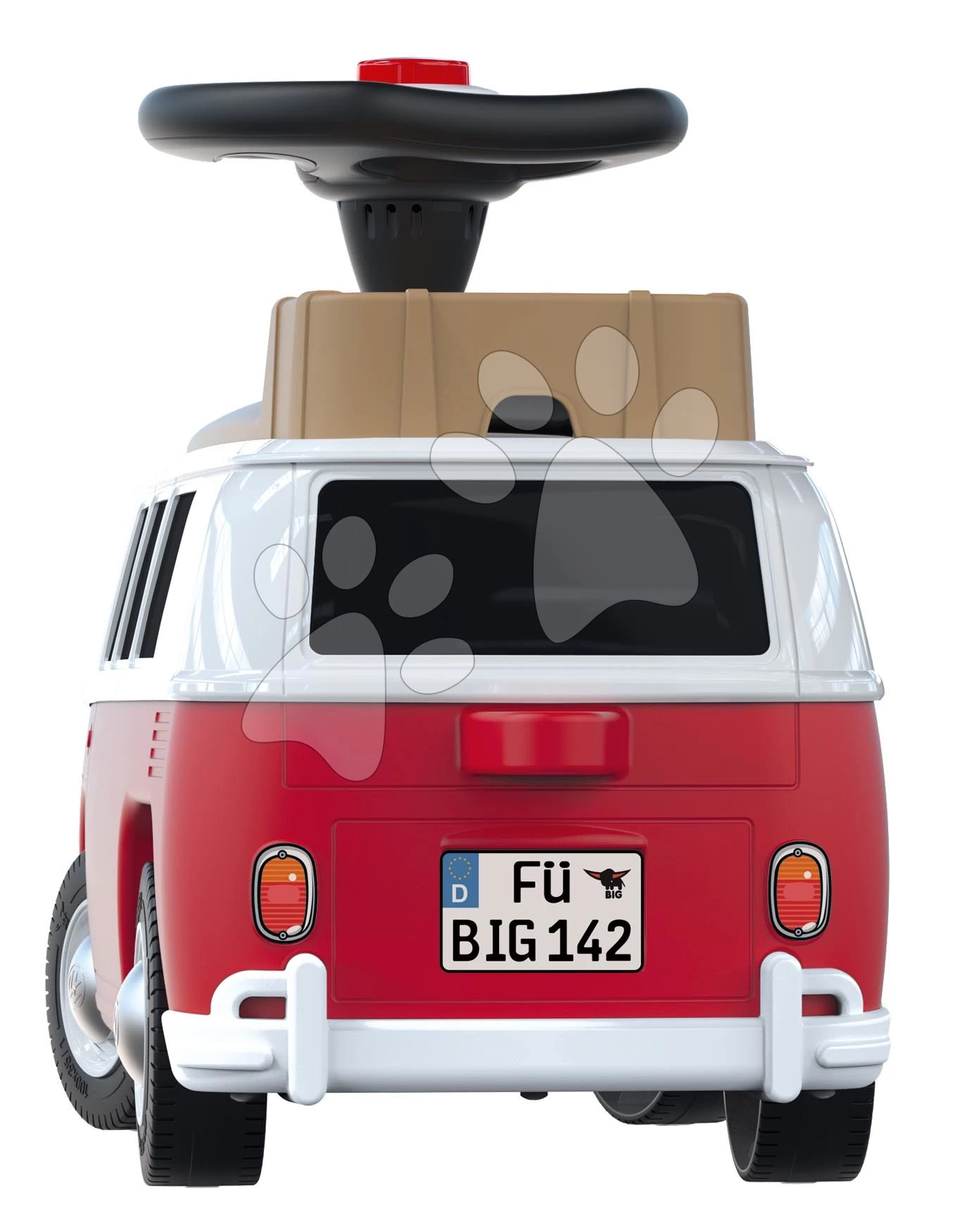 Rutschfahrzeug Kleinbus Mit Sound Baby Volkswagen T1 BIG Mit Realistischem Design Und Stauraum Ab 24 Monaten â Bild 3