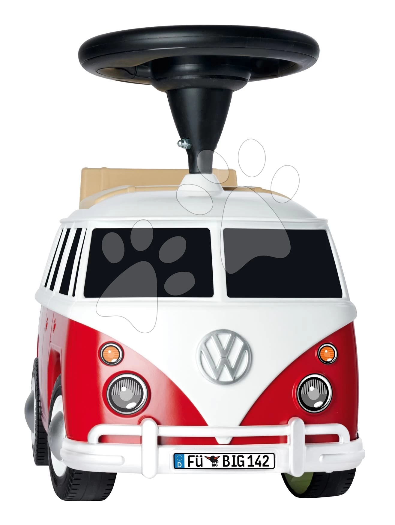 Rutschfahrzeug Kleinbus Mit Sound Baby Volkswagen T1 BIG Mit Realistischem Design Und Stauraum Ab 24 Monaten â Bild 4