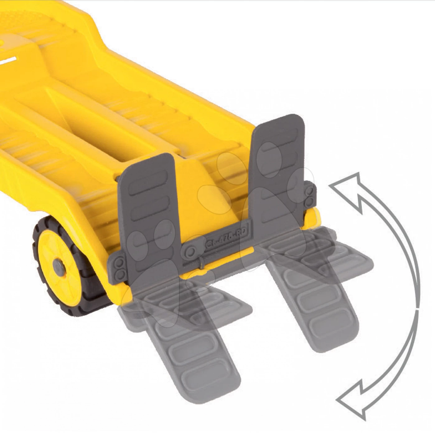 Lader Power BIG Arbeitsmaschine Länge 47 Cm + Transporter Und Bagger Mit Helm, Länge 41 Cm Ab 24 Monate – Bild 9