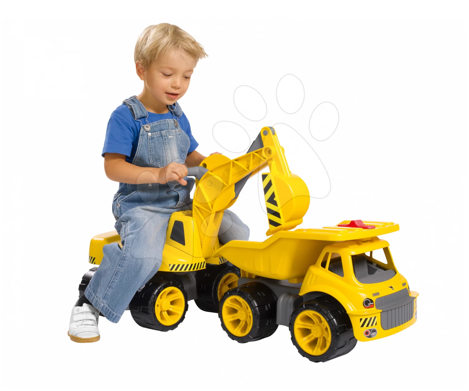 Set Shop Mit Lebensmitteln Market Smoby Und Bagger Maxi Power Rutschfahrzeug â Bild 17