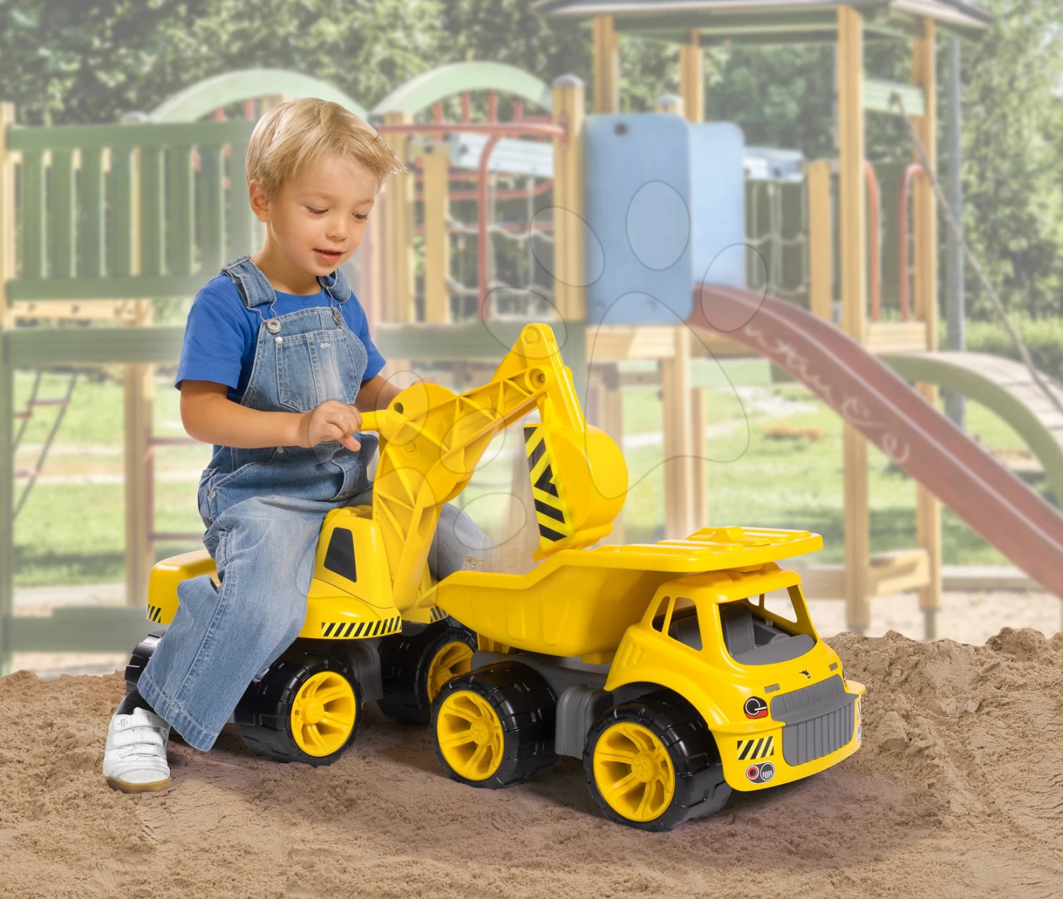 Set Autobahn,springend Vroom Planet Mega Jump Smoby Und Bagger Mit Sitz Maxi Power Ab 18 Monaten â Bild 19