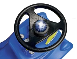 Rutschauto Auto Bobby Car Classic Police BIG Blau Mit Dem Ton Und Licht Mit Den Eitketten In Verschiedenen Sprachen Ab 12 Monaten