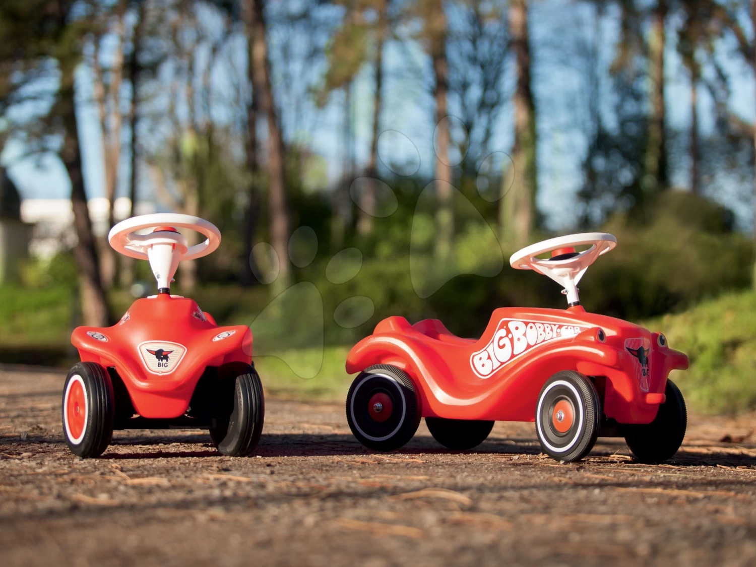 Rutschfahrzeug Bobby Classic BIG Mit Der Hupe Rot Ab 12 Monaten â Bild 9