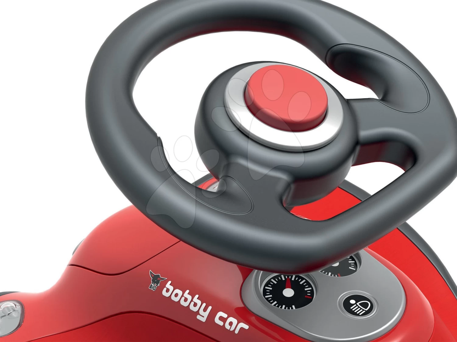 Rutschfahrzeug Bobby Car Next Turquoise BIG Mit LED-Reflektoren Und Elektronischer Hupe Ergonomischer Sitz Mit Velours Ab 12 Monaten â Bild 5