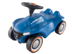 Rutscherset Bobby Car Neo BIG Blau Sound Mit 3-lagigen Gummirädern Und Führungsschiene Mit Ergonomischer Rückenlehne
