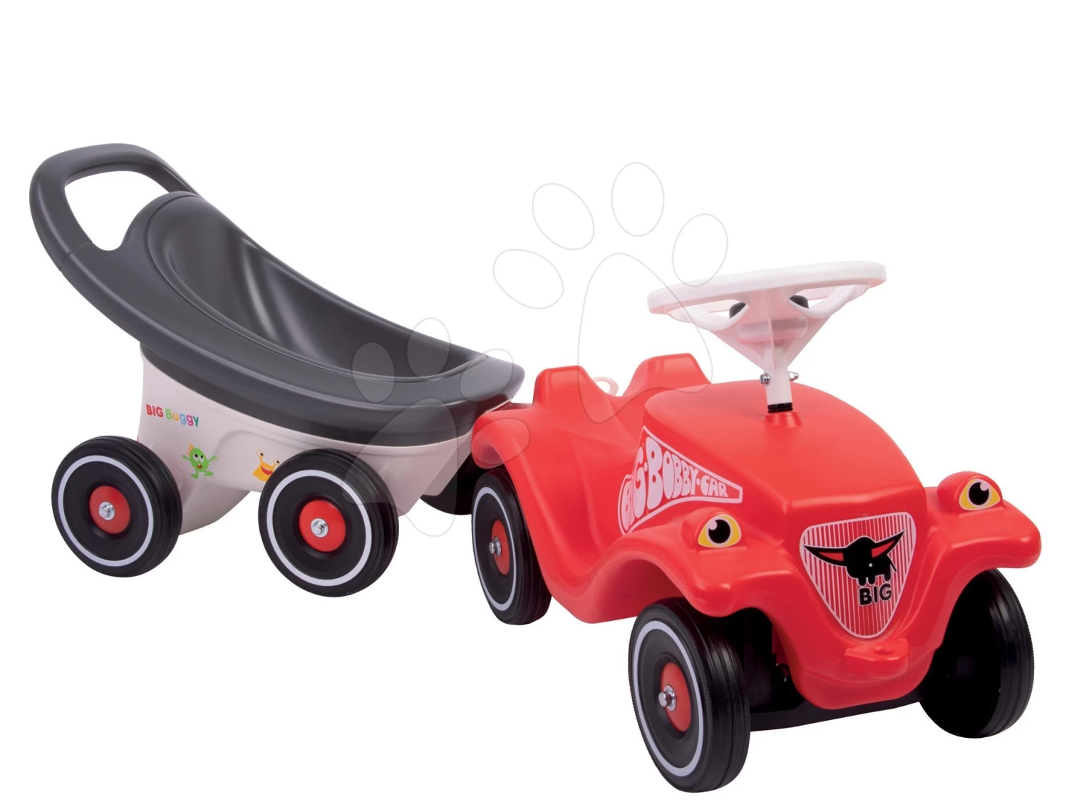 Set Rutsche Toboggan XS Grün Smoby Und Lauflernhilfe Und Kinderwagen Und Anhänger Buggy 3in1 – Bild 10