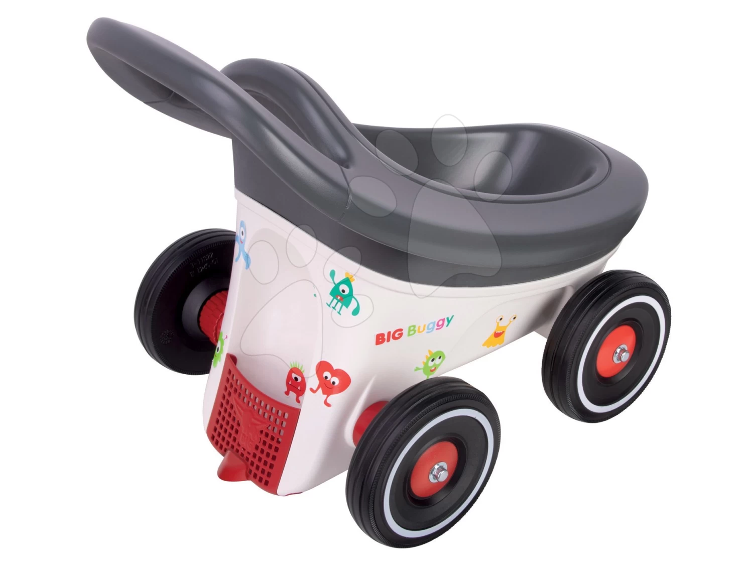 Rutscher-Set Bobby Car Neo BIG Rosa Mit Sound Mit 3-lagigen Gummirädern Und Anhänger Buggy 3in1 Mit Funktionen – Bild 5
