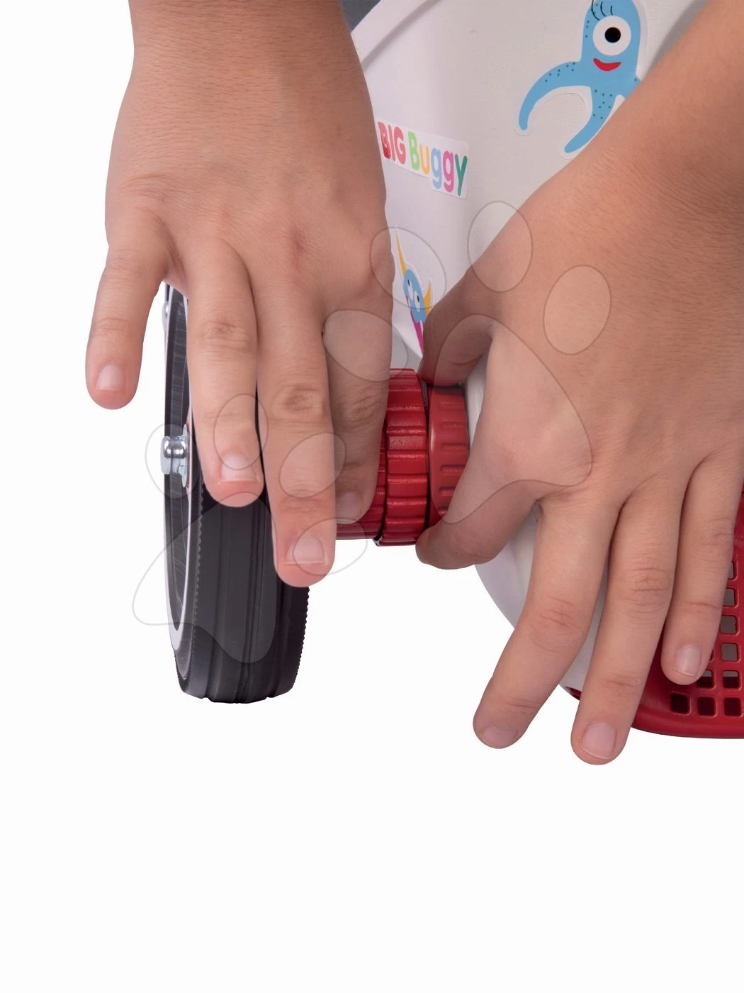 Rutscher-Set Bobby Car Neo BIG Rot Mit Sound Mit 3-lagigen Gummirädern Und Anhänger Buggy 3in1 Mit Funktionen – Bild 19