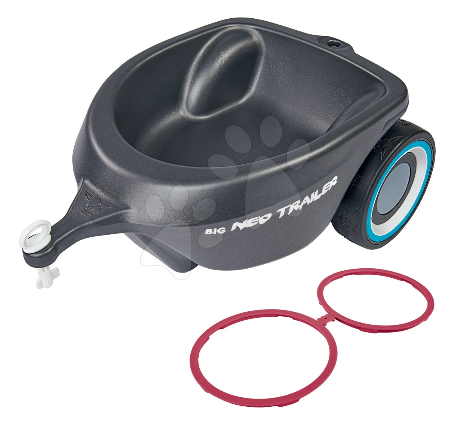 Ovaler Anhängeranhänger Für Alle BIG Rutschfahrzeuge Türkis Und Pink Ab 12 Monaten New & Classic & Neo & Next – Bild 4