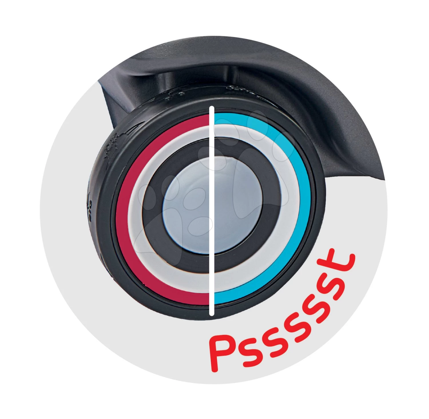 Rutscherset Bobby Car Neo BIG Rot Sound Mit 3-Lagen-Gummirädern Mit Ovalem Anhänger Und Führungsschiene Mit Ergonomischer Rückenle – Bild 20