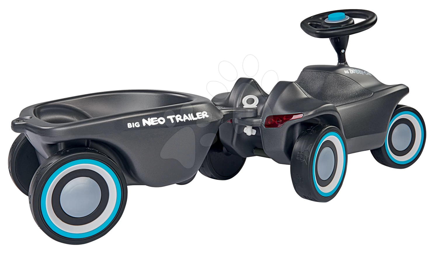 Ovaler Anhängeranhänger Für Alle BIG Rutschfahrzeuge Türkis Und Pink Ab 12 Monaten New & Classic & Neo & Next – Bild 9