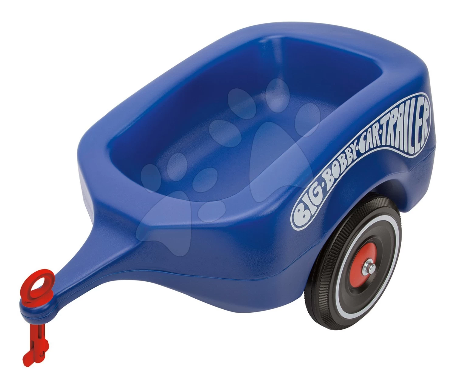 Rutscherset Bobby Car Neo BIG Blau Mit Sound Mit 3-lagigen Gummirädern Und Anhänger Blau – Bild 4
