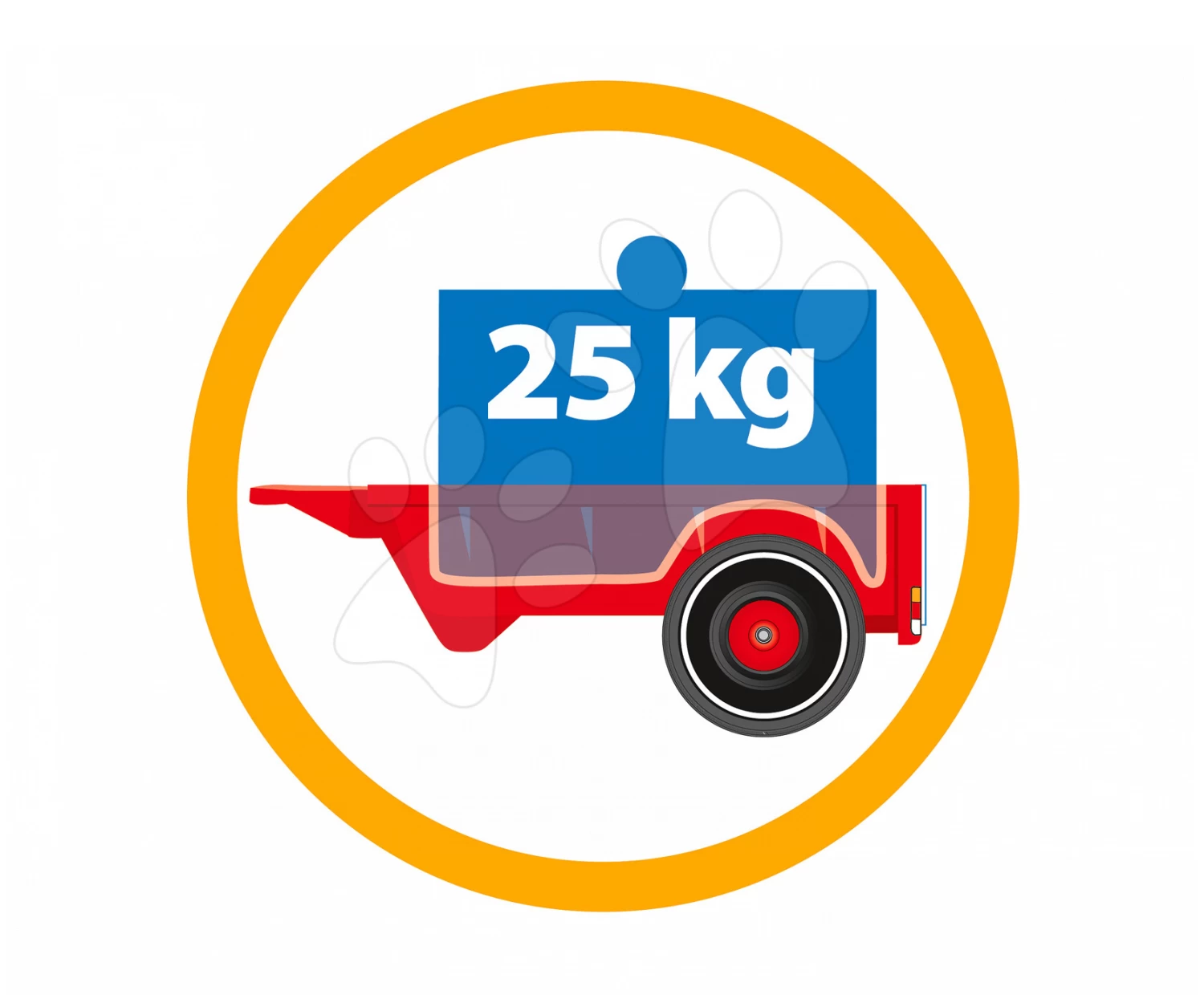 Quadratischer Anhänger BIG Rot Für Rutschfahrzeuge BIG New & Classic & Neo & Next & Scooter Roller Ab 12 Monaten – Bild 8