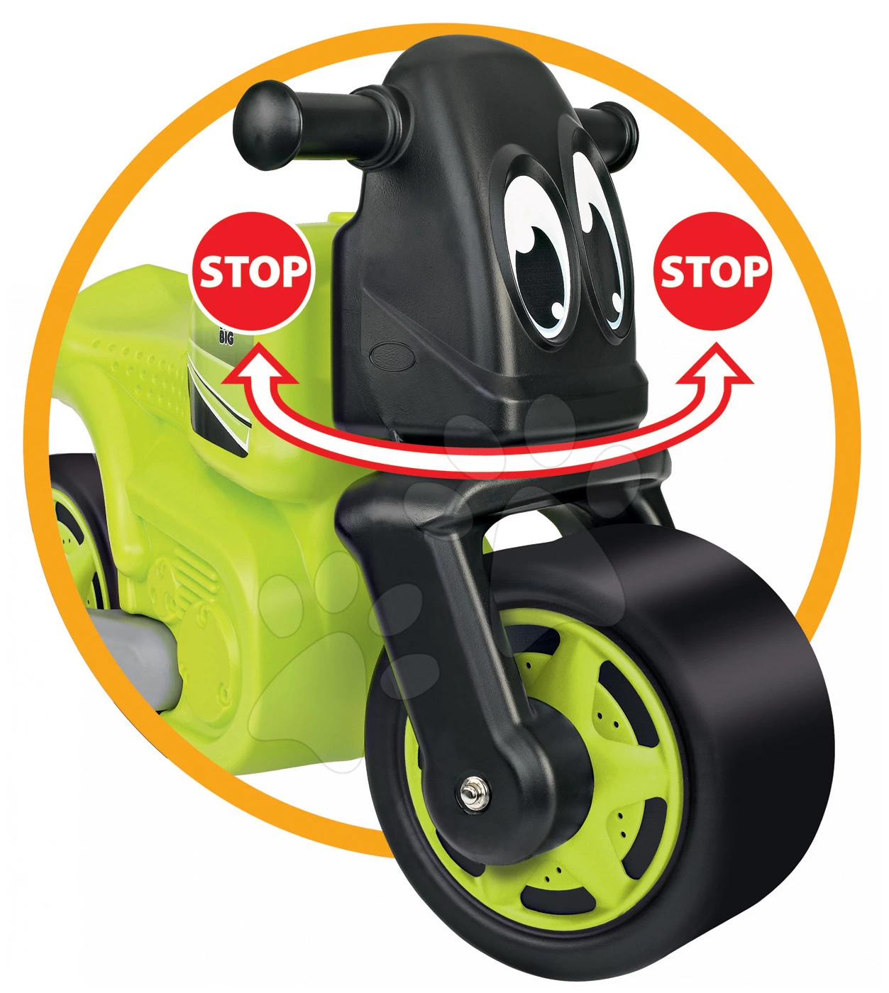 Motorrad-Rutscher-Set Racing Bike BIG Schutzbezüge Und Rutsche Toboggan KS Ab 18 Monaten – Bild 2