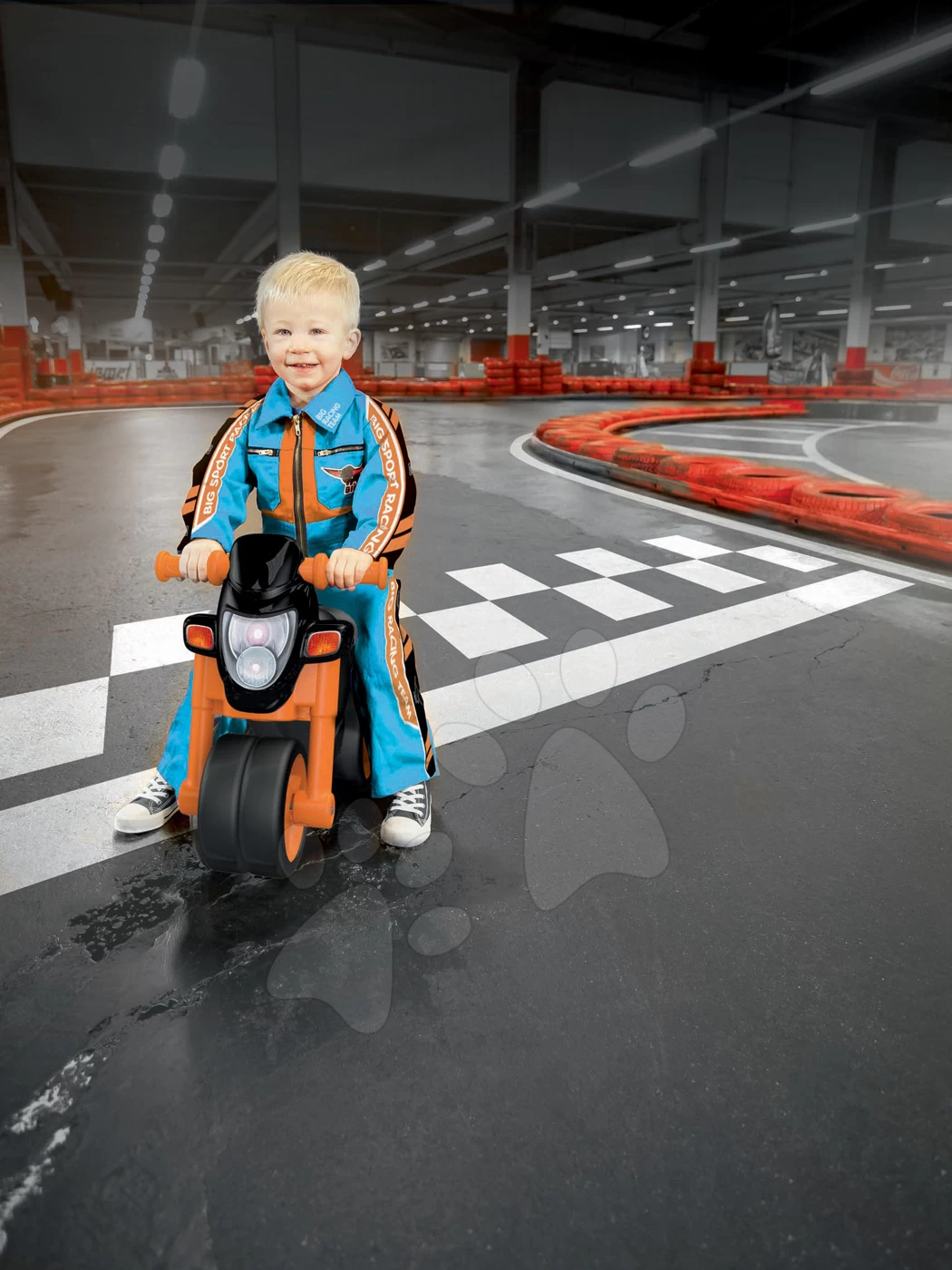 Werkstattset Black+Decker Smoby Mit 79 Zubehörteilen Und Sport Bike Motorrad-Rutscher Mit Elektronischer Hupe – Bild 8