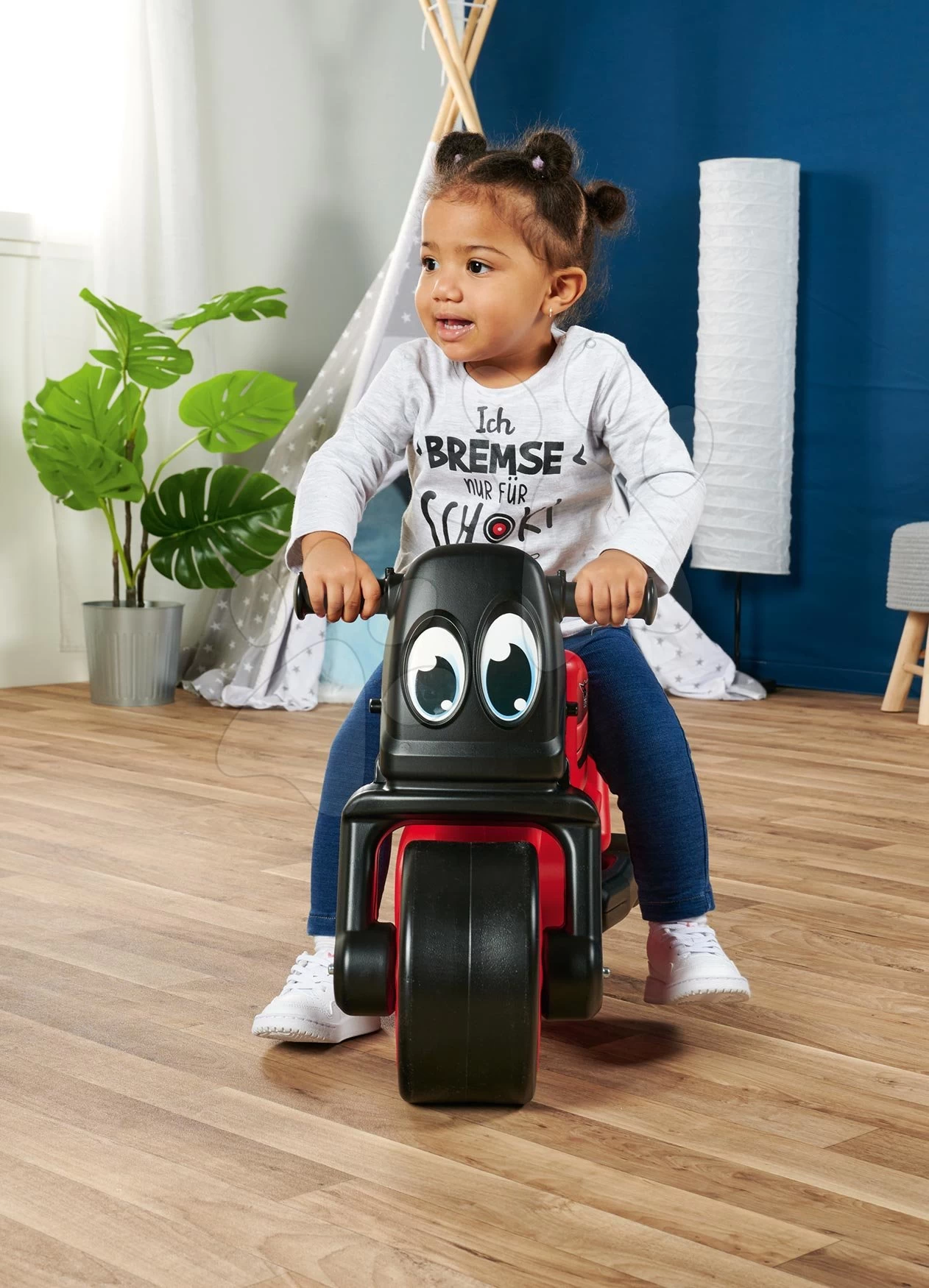 BIG Laufrad Motorrad Racing Bike Red Und Breite Stabile Räder Ab 18 Monaten – Bild 4