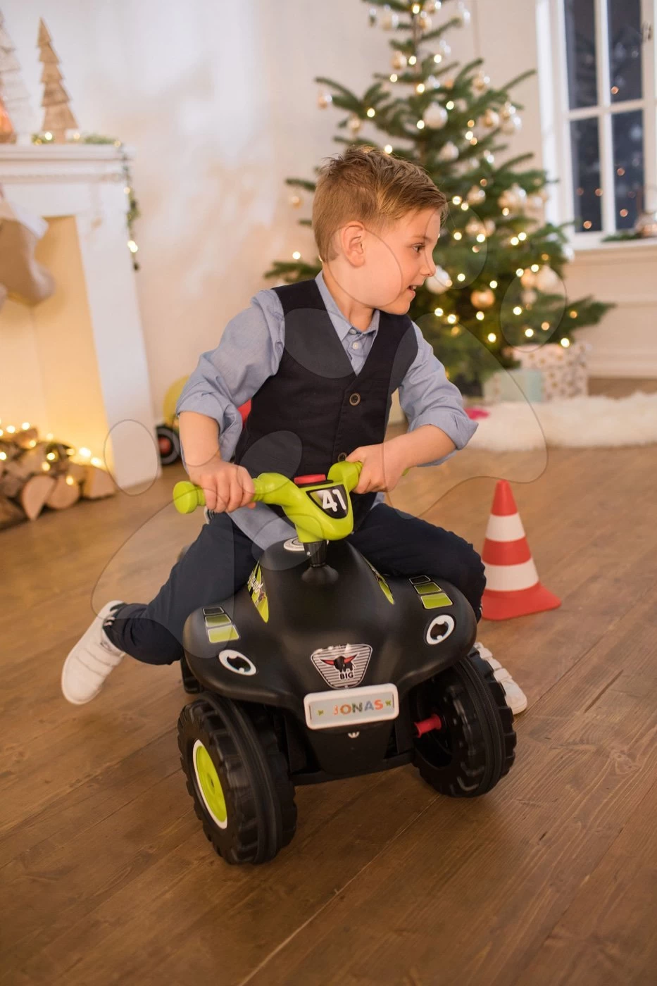 Set Simulator Elektronisch Space Driver Smoby Mit Rutschfahrzeug Quad Mit Hupe – Bild 8