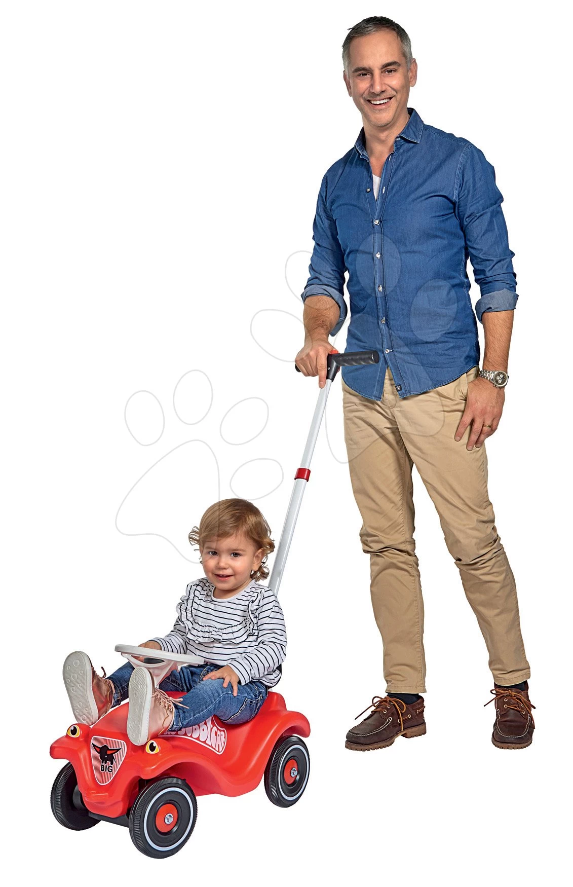 Führungsschiene Mit Ergonomischer Unterstützung Für Alle BIG New & Classic & Next & Neo Rutschfahrzeuge Höhenverstellbar 88-108 Cm Ab 12 Monaten – Bild 10