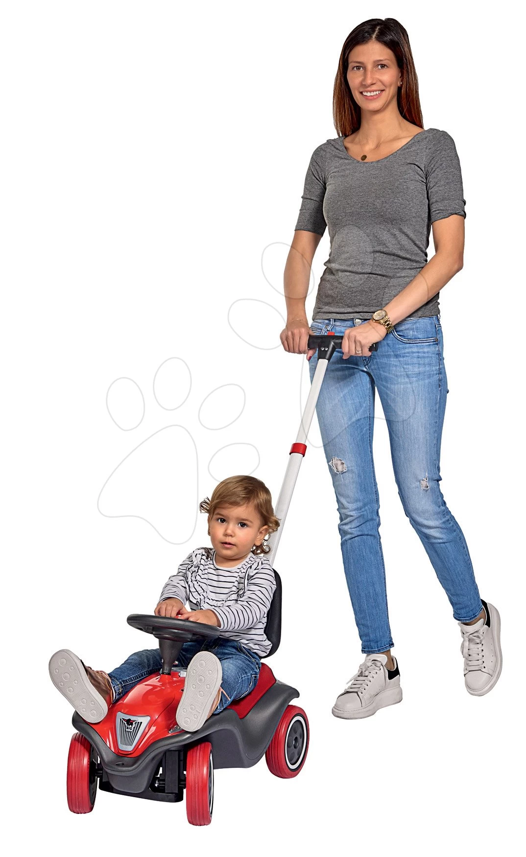 Führungsschiene Mit Ergonomischer Unterstützung Für Alle BIG New & Classic & Next & Neo Rutschfahrzeuge Höhenverstellbar 88-108 Cm Ab 12 Monaten – Bild 8