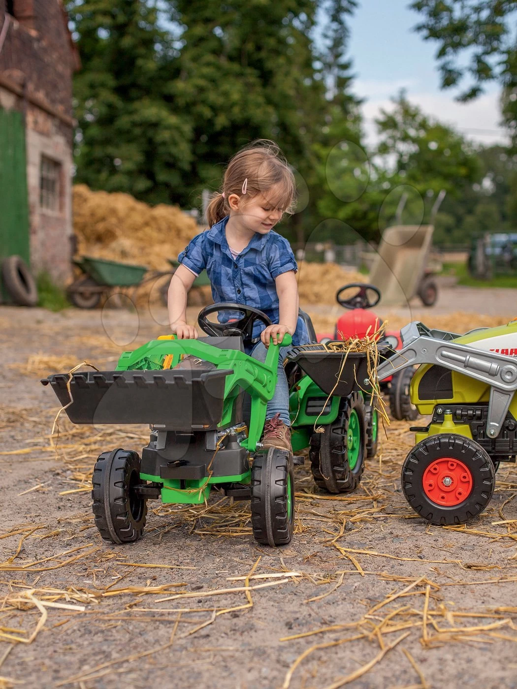 Porsche Diesel Junior BIG Trettraktor Rot â Bild 10