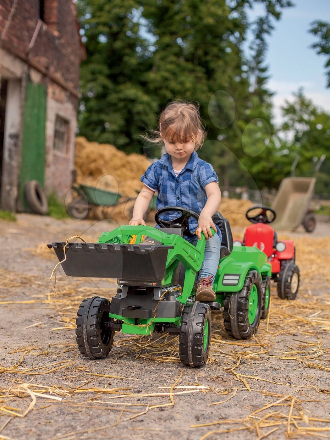 Porsche Diesel Junior BIG Trettraktor Rot â Bild 11