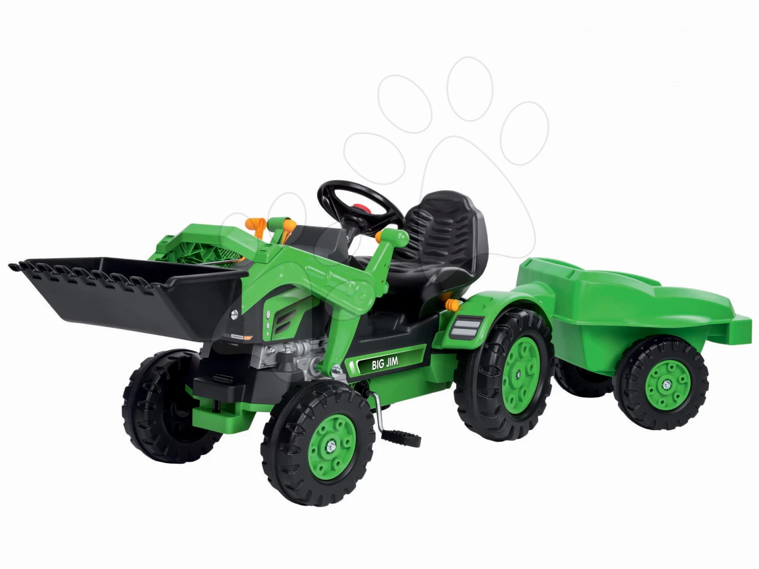 Set Shop Mit Lebensmitteln Market Smoby Und Trettraktor Jim Loader â Bild 5