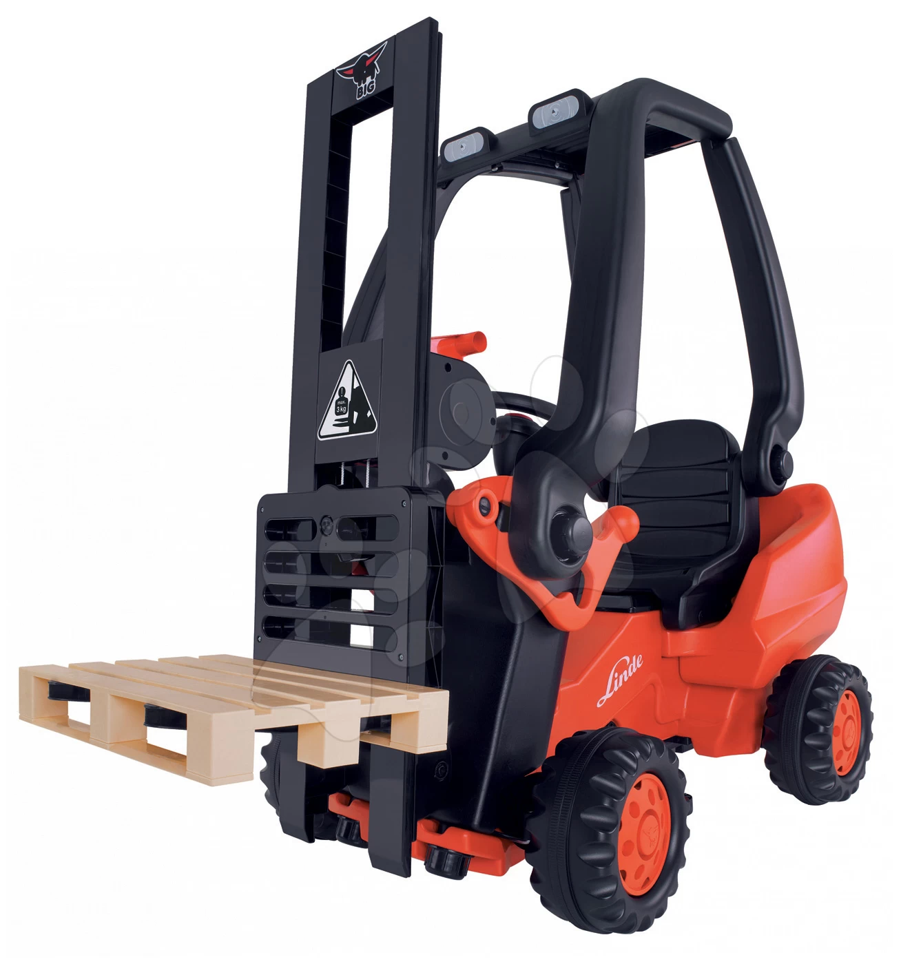 Rutschenset Toboggan Super Megagliss 2in1 Smoby Und Linde Gabelstapler Mit Einer Palette Ab 24 Monaten – Bild 6