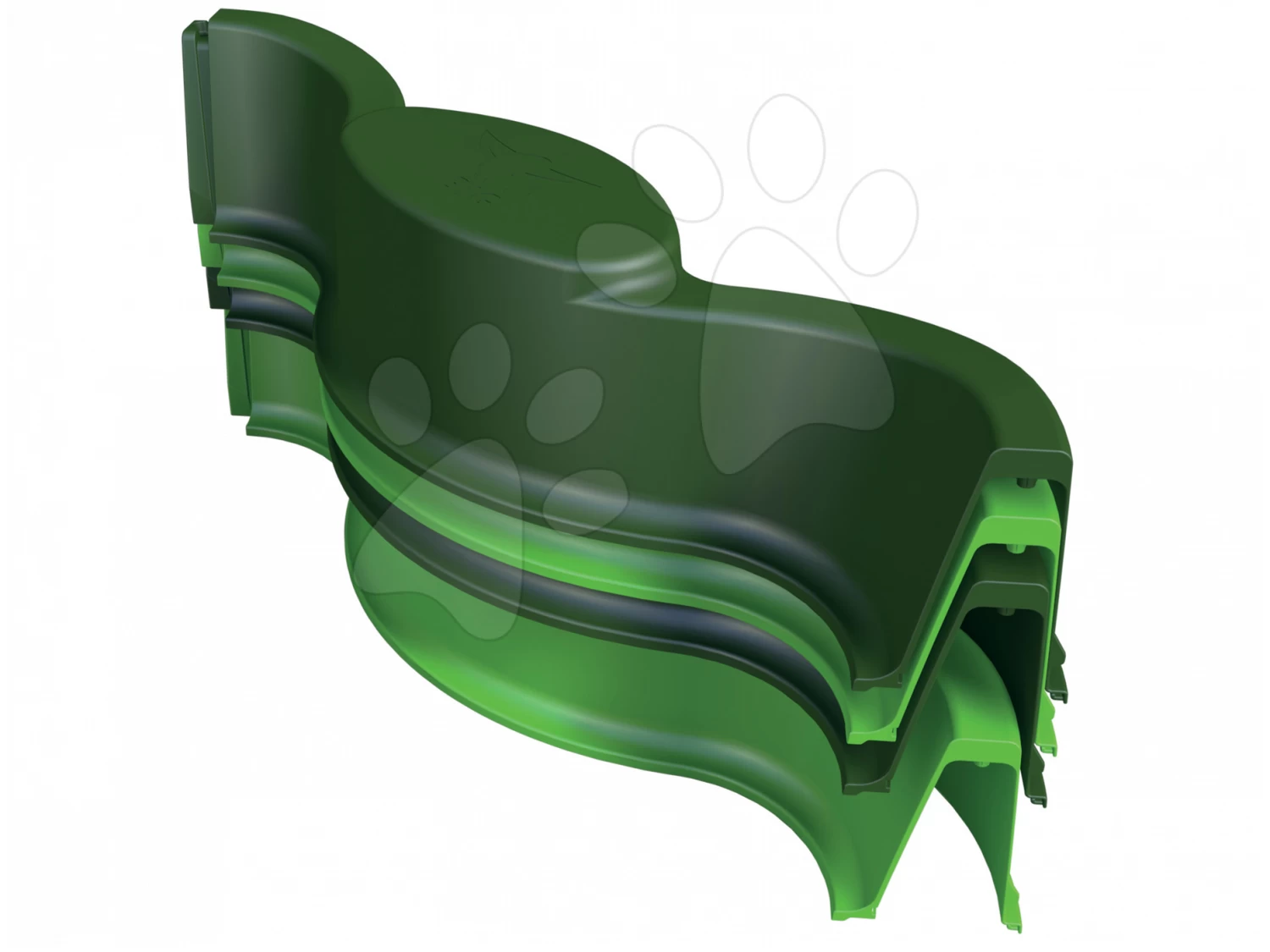 Set Rutsche Toboggan KS Smoby Mit Wasser Und Sandkasten Vierblättriges Kleeblatt Vario Mit Segel- Und Sportspielen – Bild 15