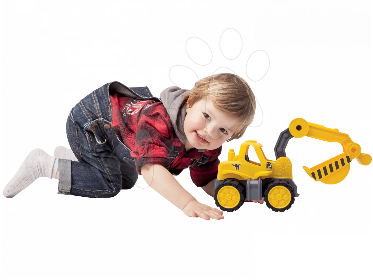 Set LKW Power BIG Und Bagger Power BIG Gelb – Bild 7